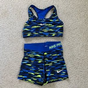 Nike Pro Sports Bra & Spandex SET